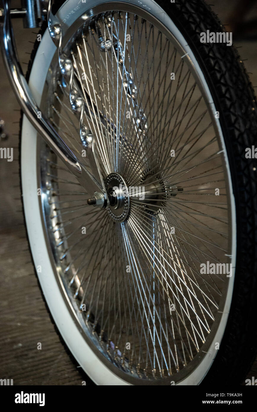 Chrome top bicycle rims