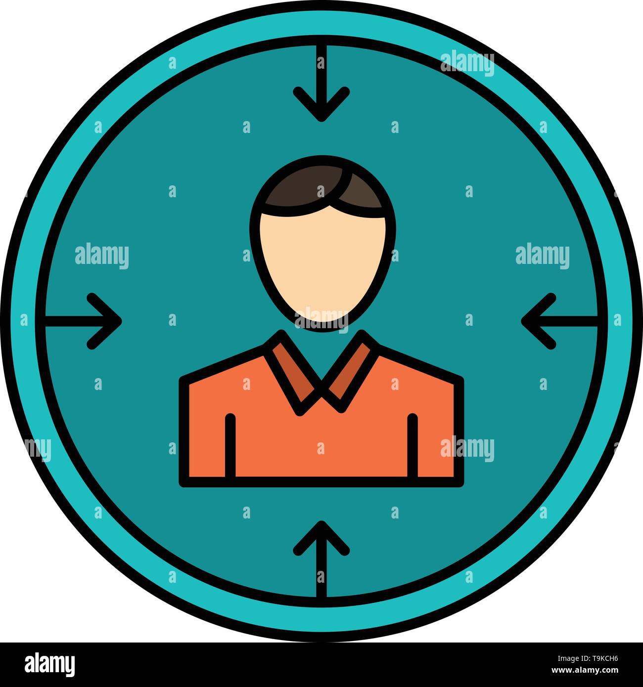 Target Employee Hr Hunting Personal Resources Resume Flat