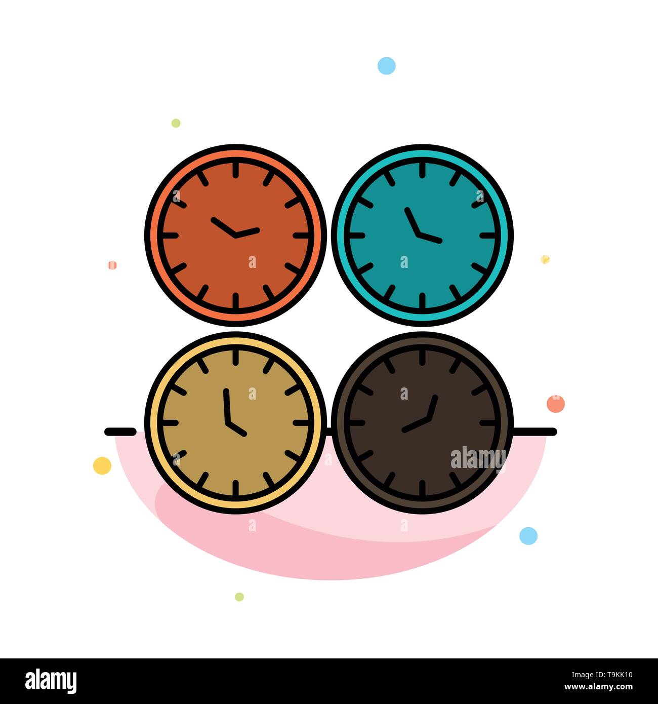 Different Time Zone Clocks High Resolution Stock Photography and Images ...