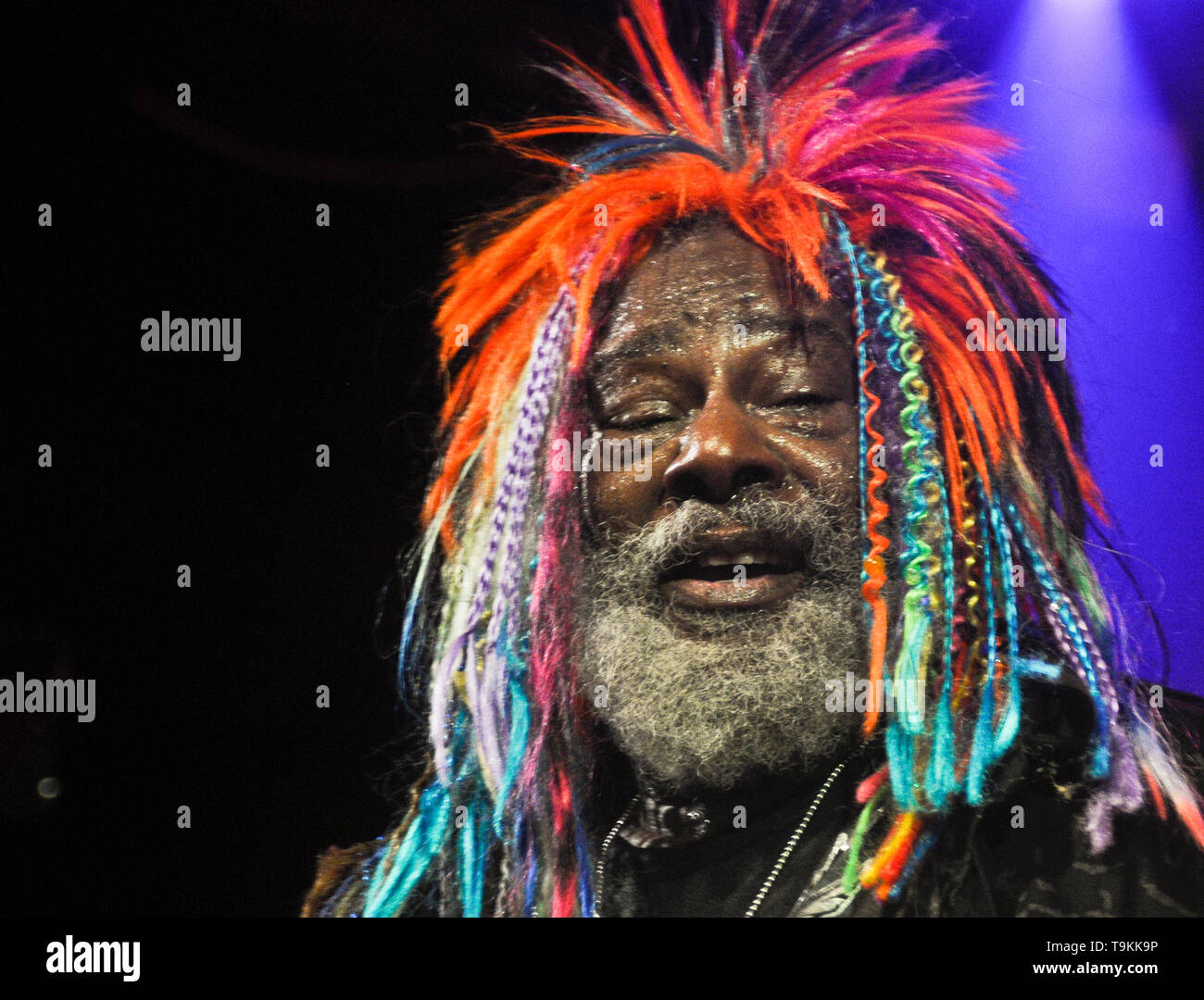 George Clinton and Parliament-Funkadelic performing live Stock Photo