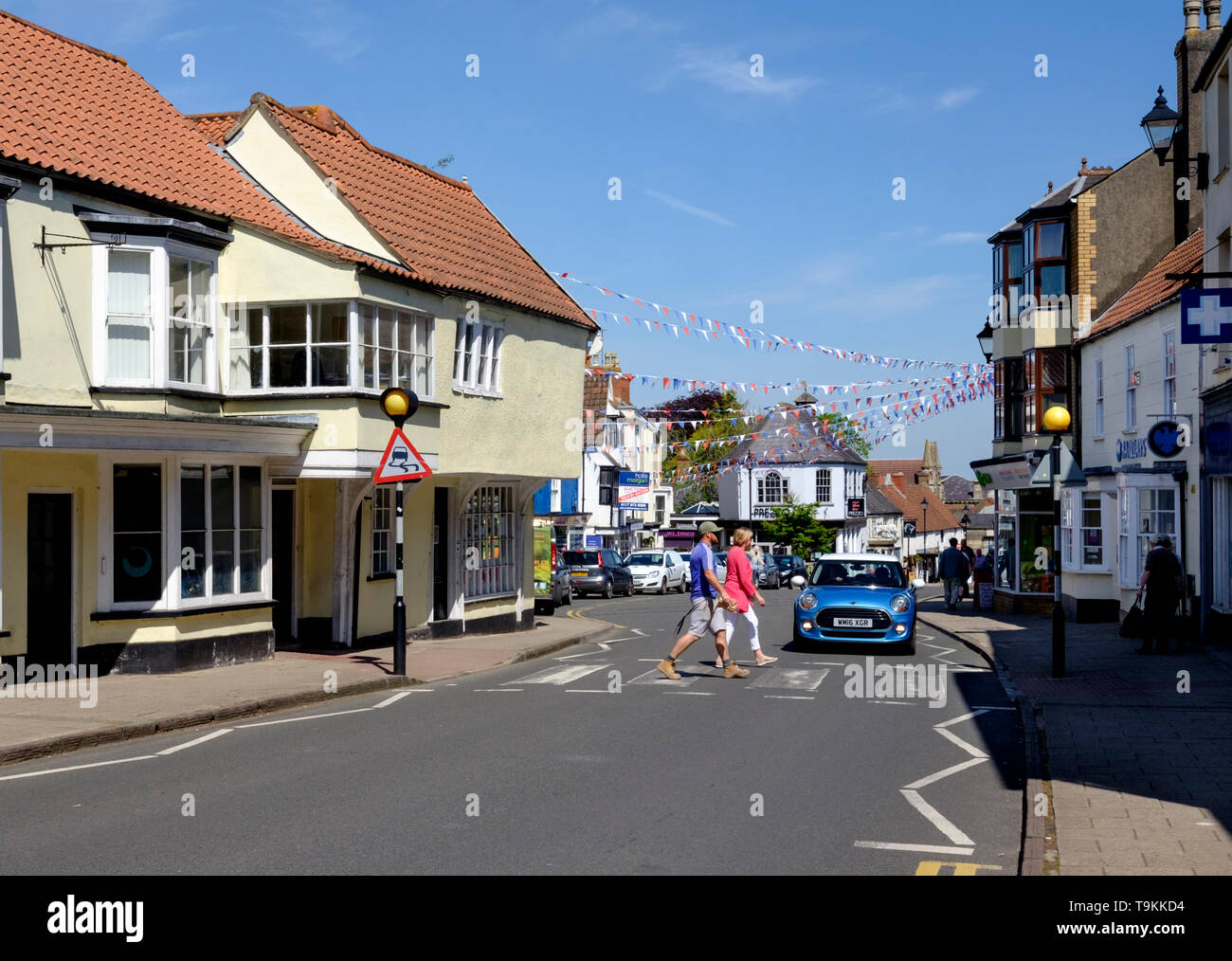 Around Thornbury, a small town in South Gloucestershire, on the edge of the south Cotswolds Stock Photo