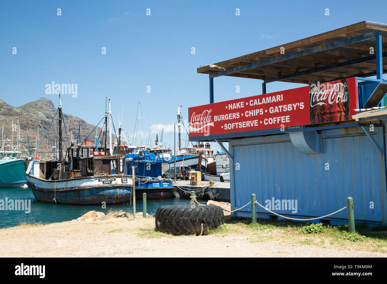 A food shop selling Gatsby's at Hout Bay, Cape Town, South Africa Stock Photo
