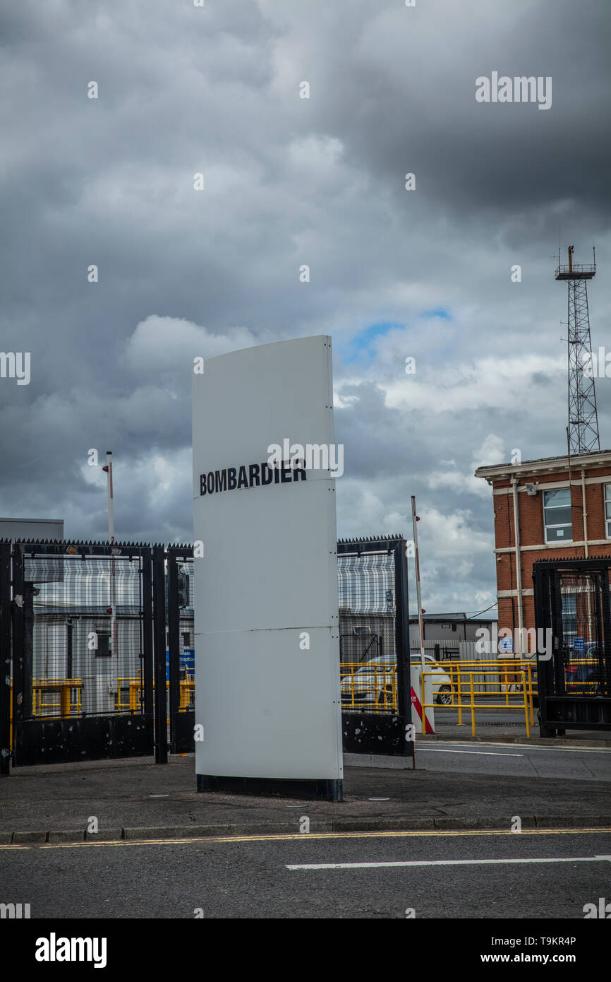 Bombardier Headquarters in Belfast Stock Photo Alamy