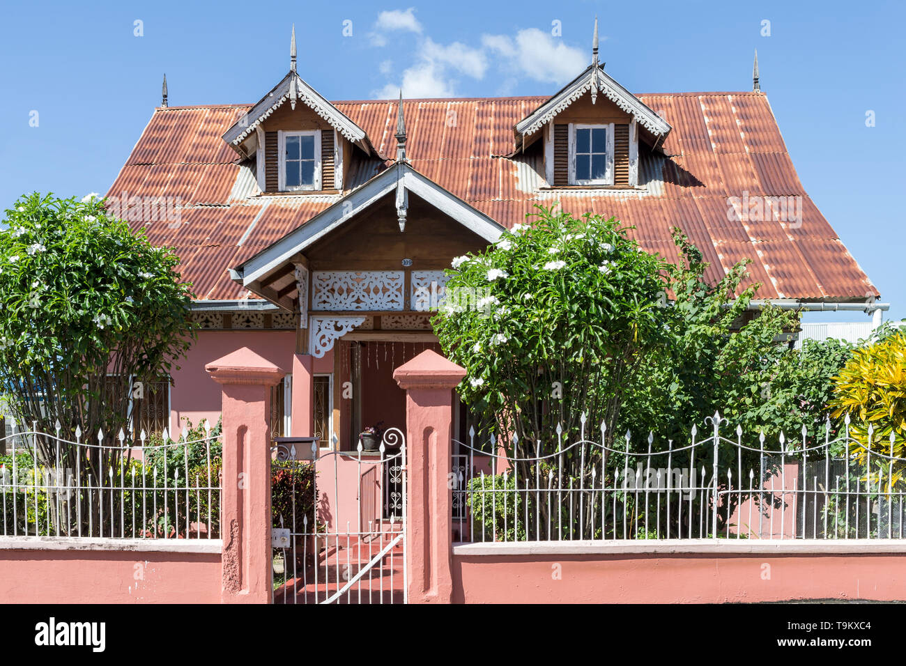Historic building "Port of Spain" "Trinidad and Tobago Stock Photo Alamy
