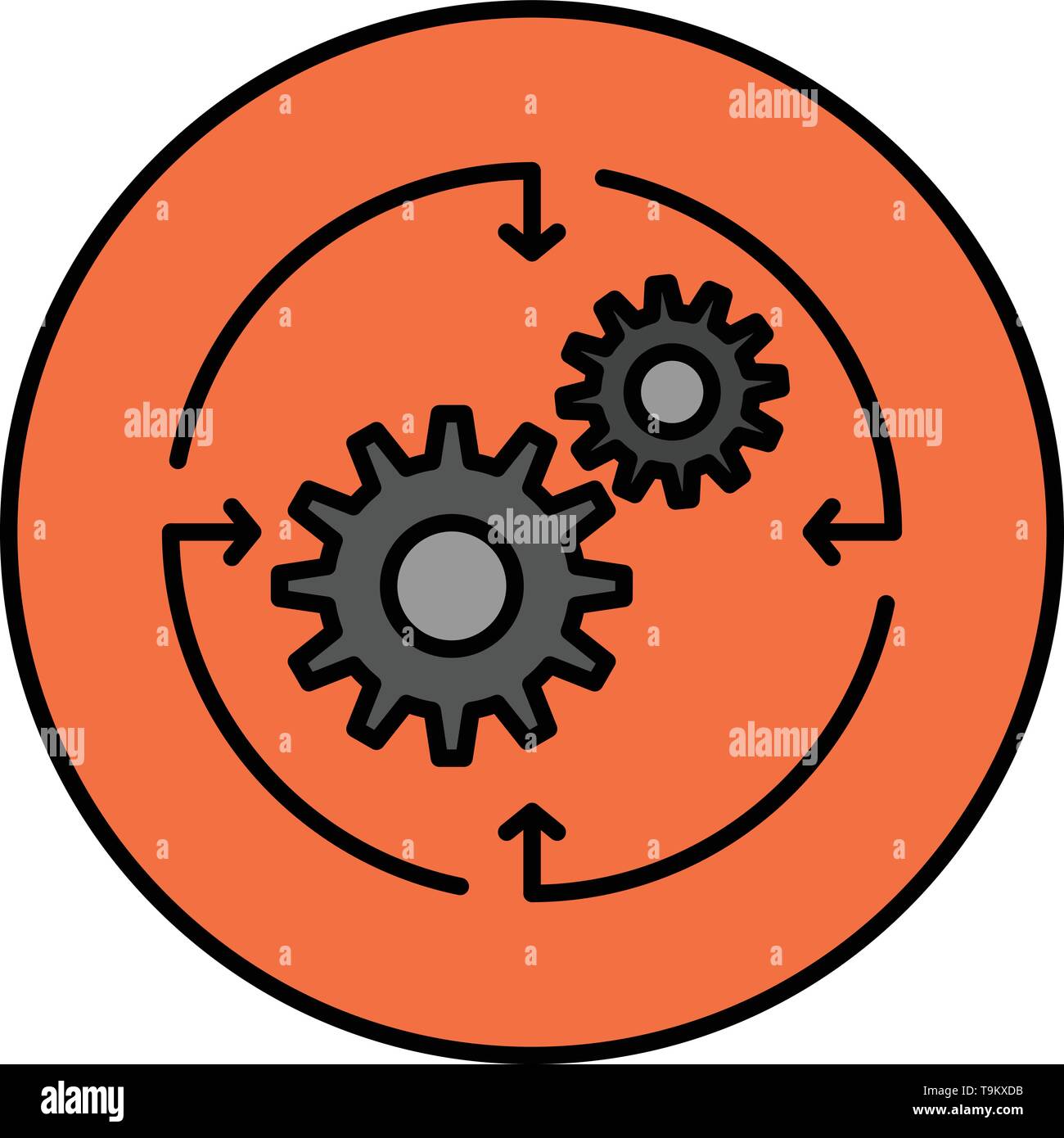 Solution Business Company Finance Structure Flat Color Icon