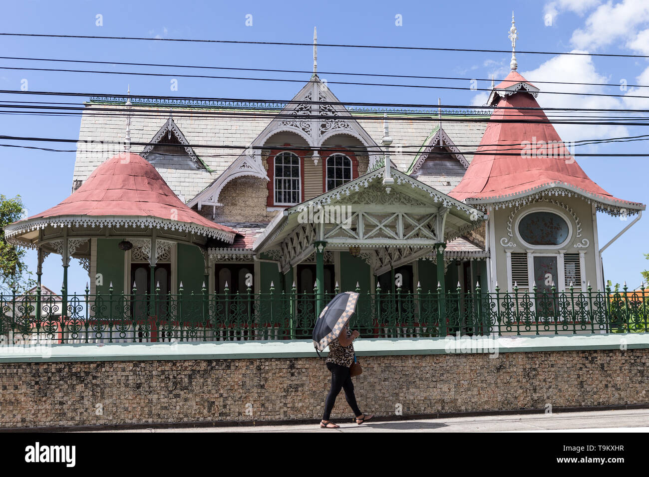 Gingerbread Historic building "Port of Spain" "Trinidad and Tobago