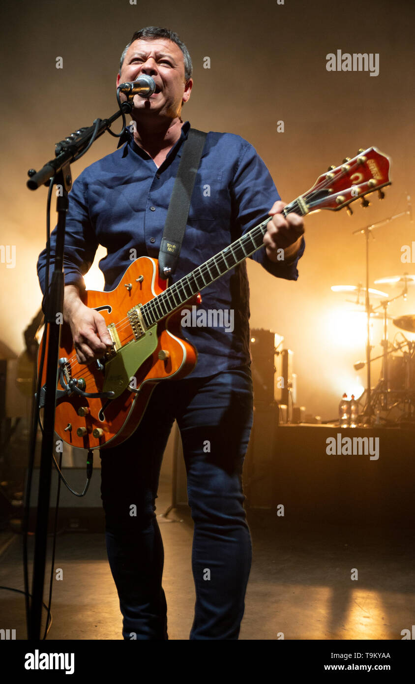 James Dean Bradfield of Manic Street Preachers performs on stage at o2 ...