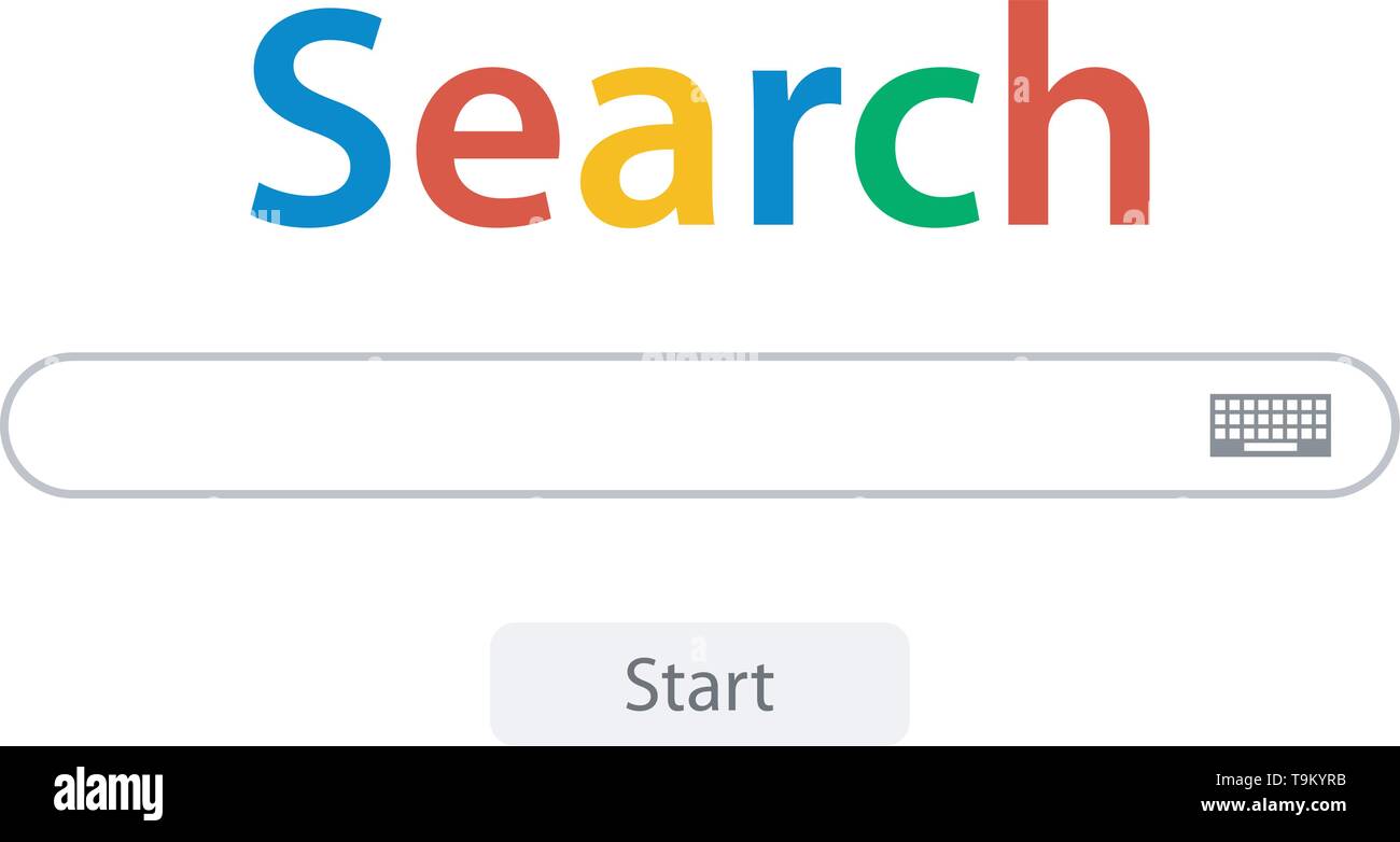 Search bar vector element design of search boxes ui template isolated ...