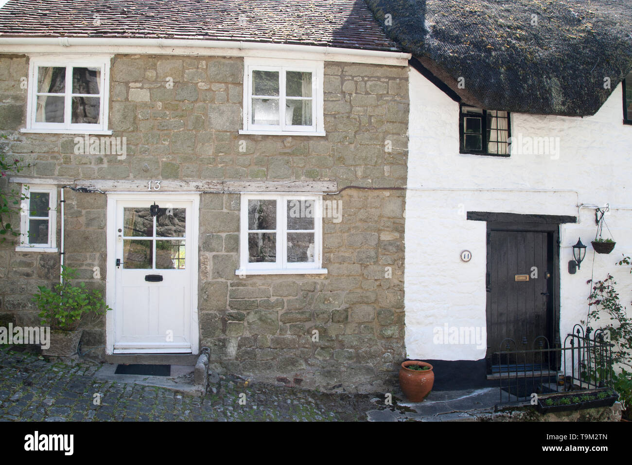 Gold Hill Shaftesbury town centre Stock Photo Alamy