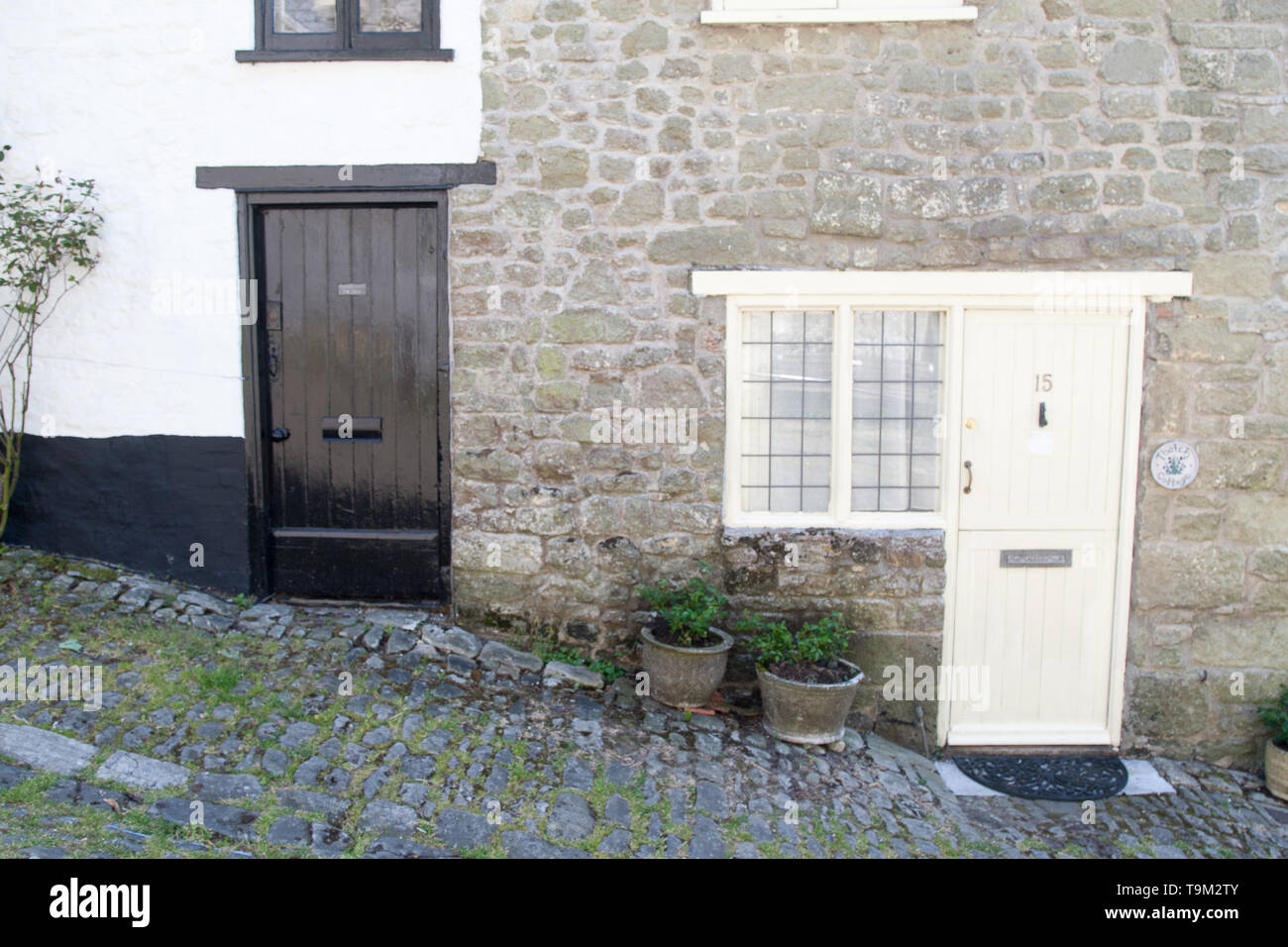 Gold Hill Shaftesbury town centre Stock Photo Alamy