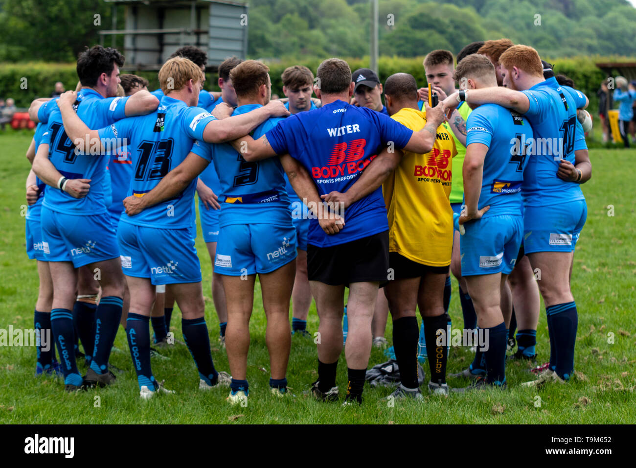 Cardiff Blue Dragons v All Golds at Rumney RFC in the RFL Southern