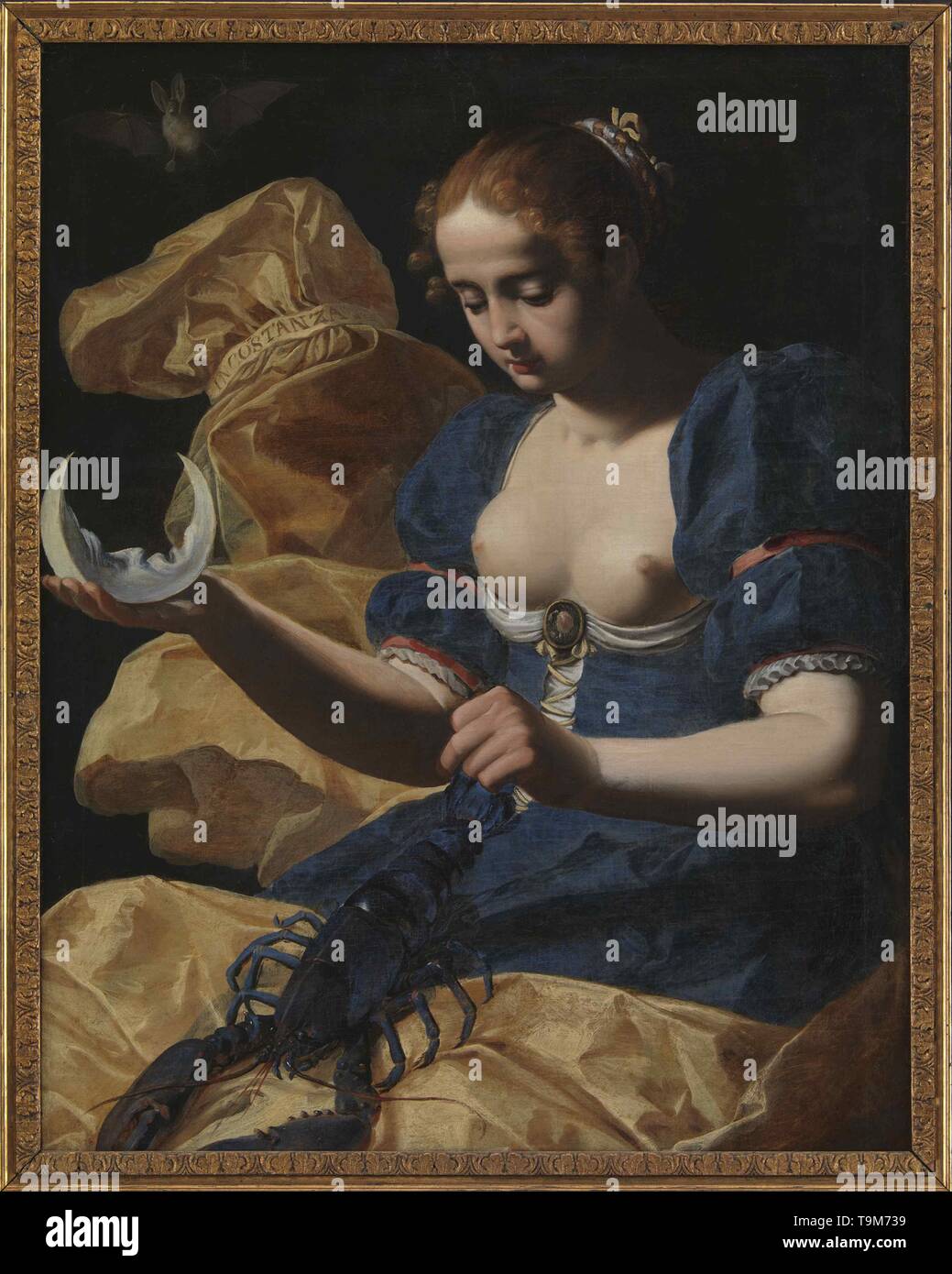 Incostanza. An Allegory of Fickleness. Museum: Statens Museum for Kunst, Copenhagen. Author: ABRAHAM JANSSENS. Stock Photo