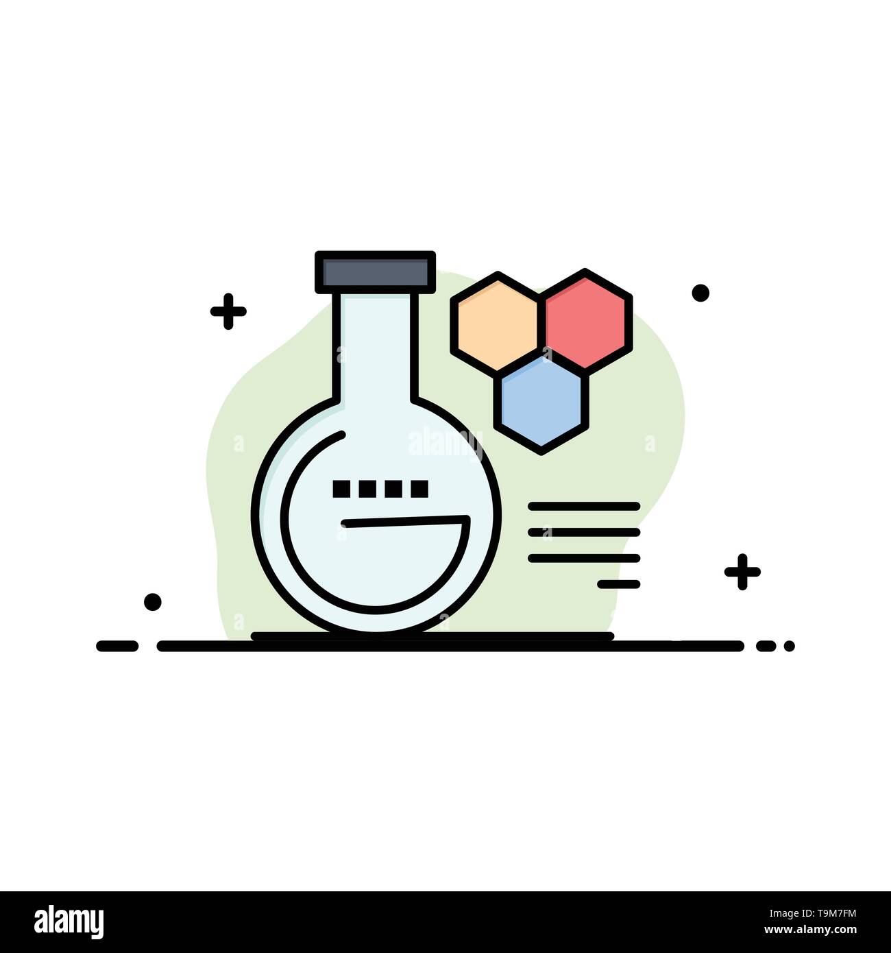 Chemistry, Lab, Chemistry Lab, Education Business Logo Template. Flat