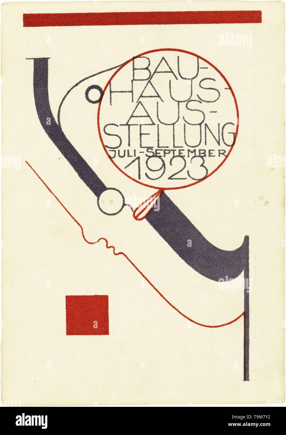 Bauhaus Weimar 1923 vintage exhibition poster – Arts Social Club