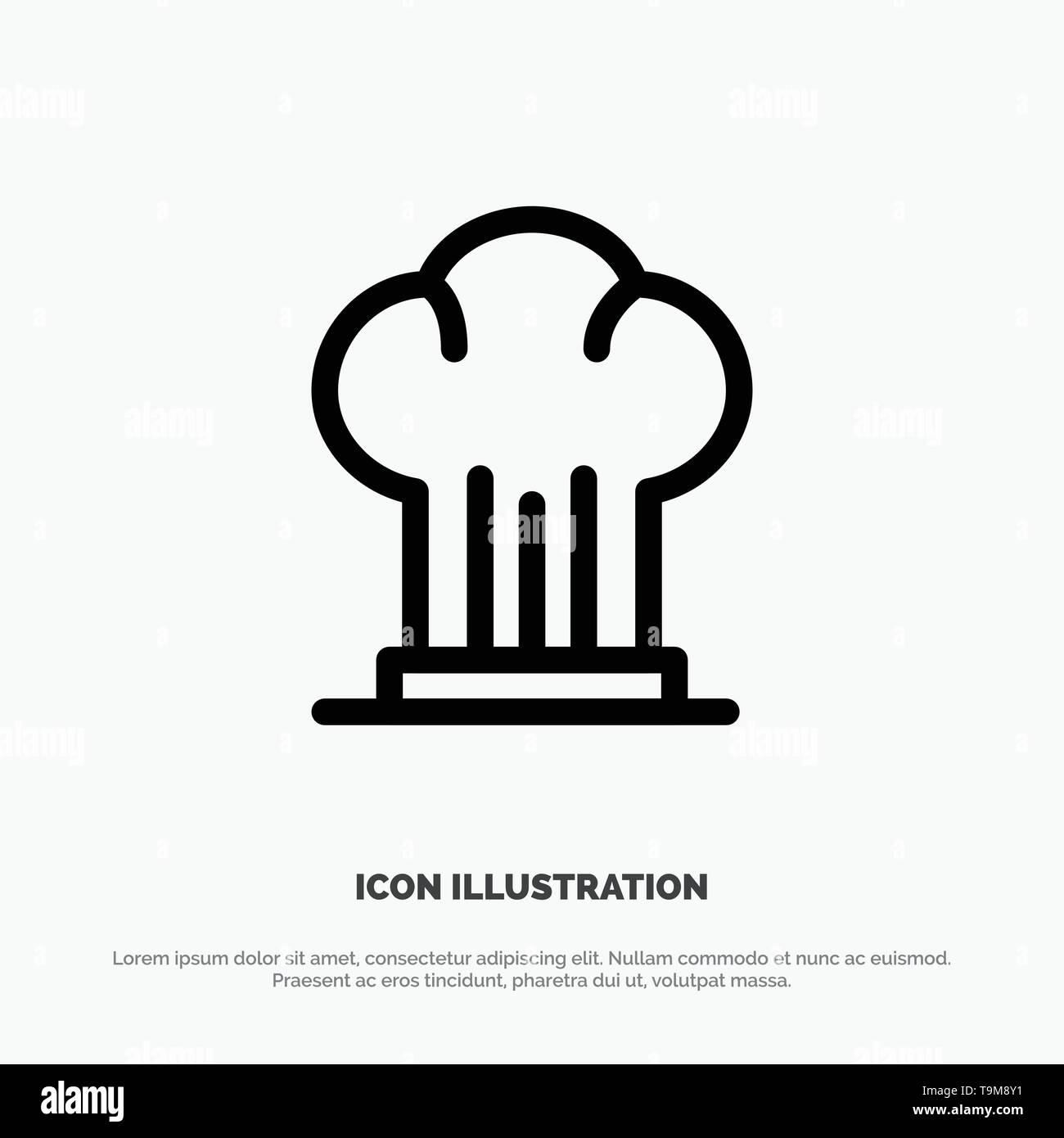 Cook chef hats icons. Hand drawn chefs toque vector illustration, kitchen  cooker caps isolated on white background Stock Vector Image & Art - Alamy