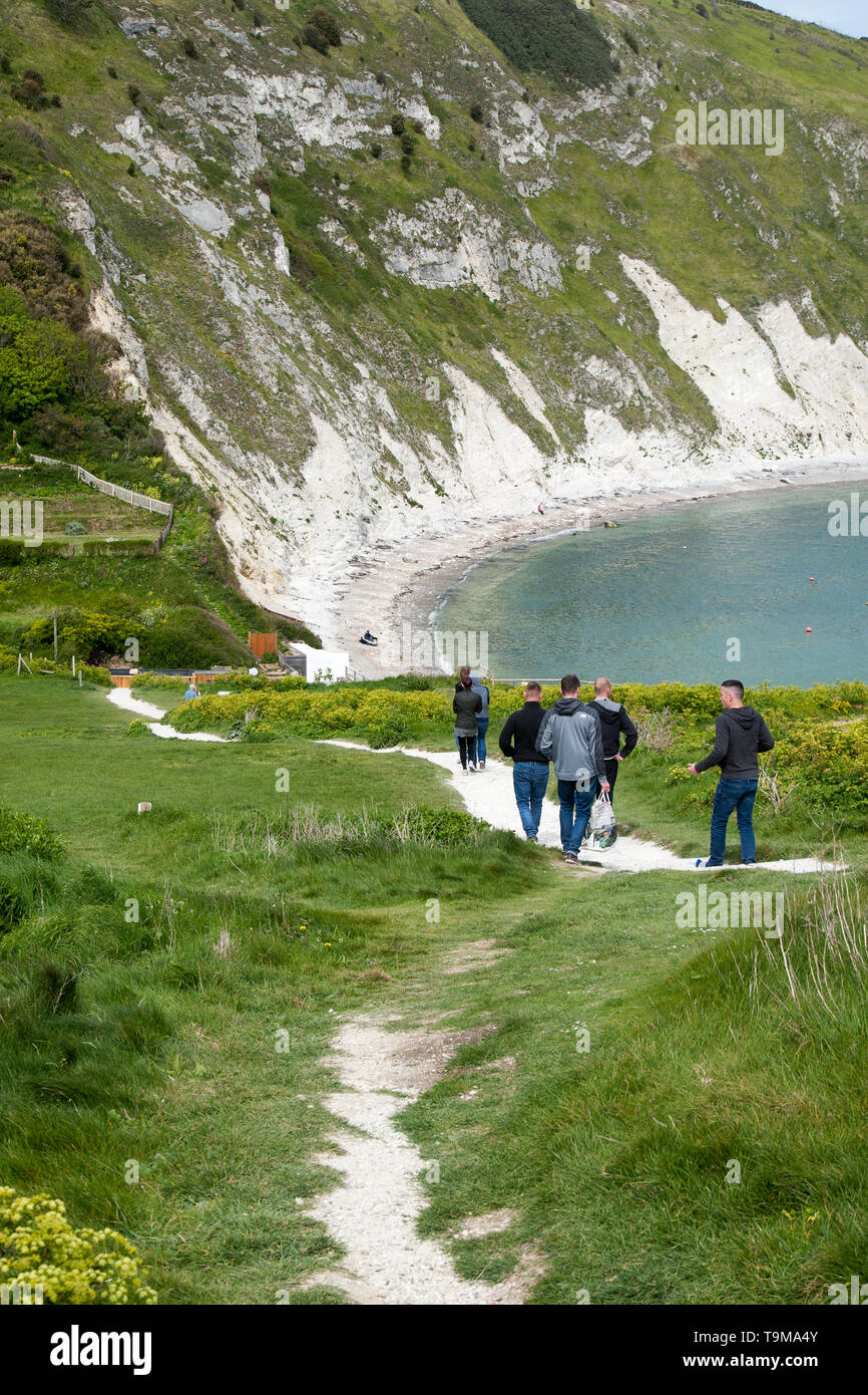 Lulworth Cove Dorset Stock Photo Alamy