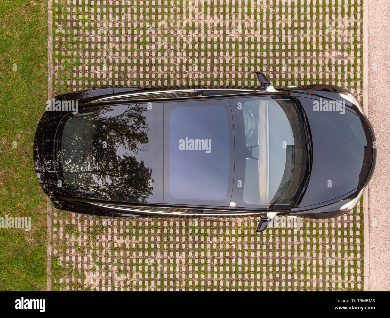 Model 3 from above with drone Stock Photo - Alamy