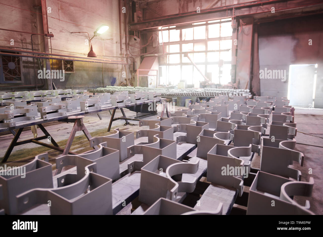 Industrial Factory Workshop Stock Photo