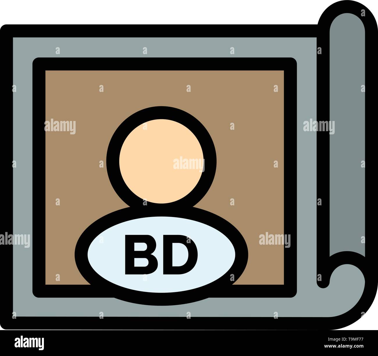 Bangladesh Country Flag International Flat Color Icon Vector