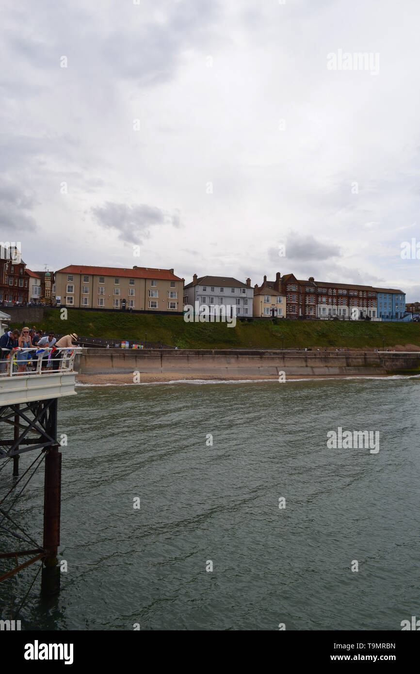 View from Cromer Pier, Norfolk, United Kingdom Stock Photo