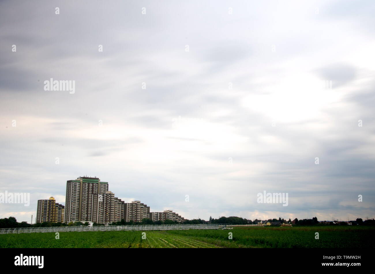 highrise housing estate in Cologne, Germany Stock Photo