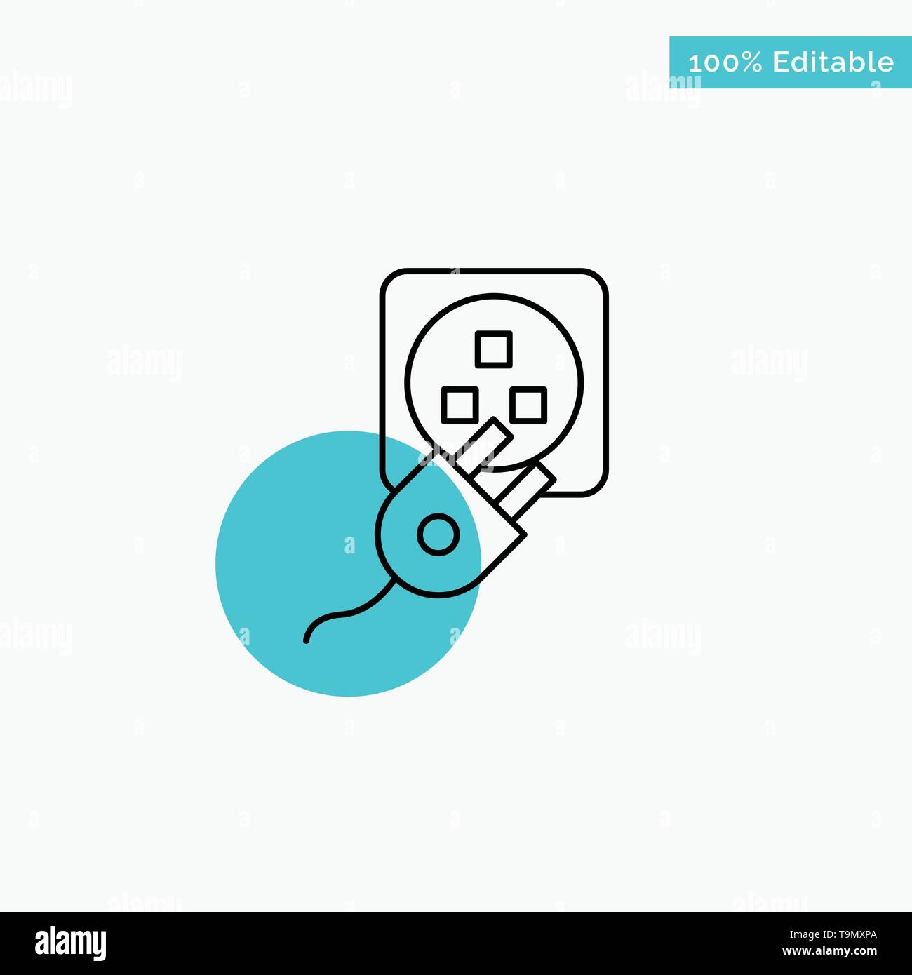 Electrical charging point Stock Vector Images - Alamy