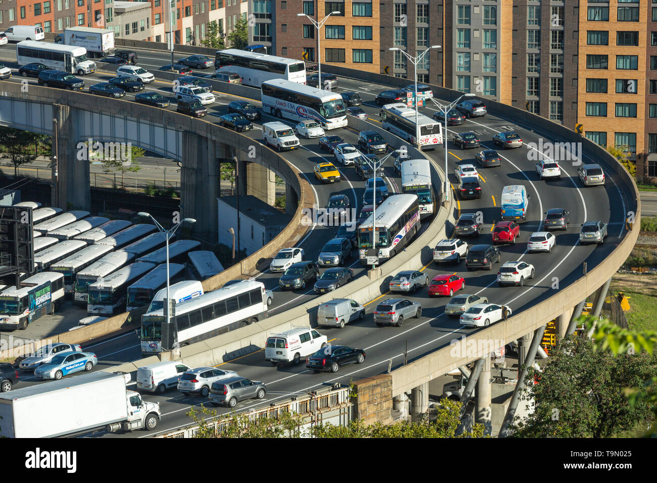 Lincoln tunnel nj entrance hires stock photography and images Alamy