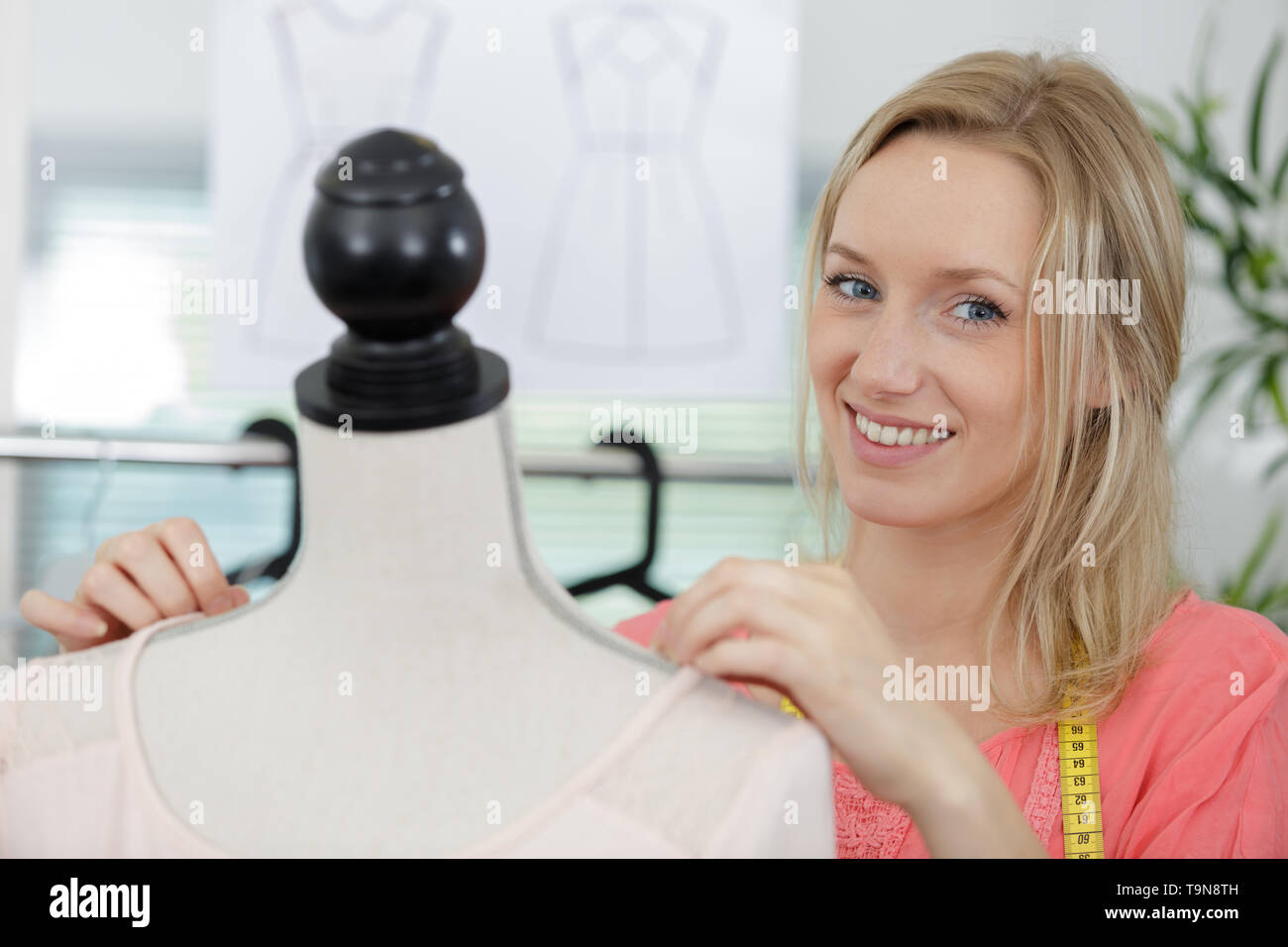 Female hairdresser works hires stock photography and images Alamy