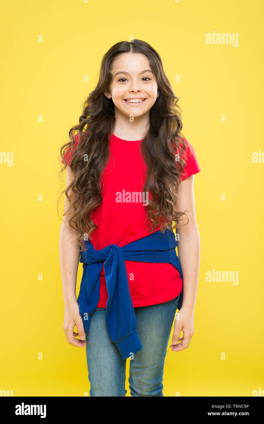 Hairdresser Tip Kid Girl Long Healthy Shiny Hair Perfect Curls