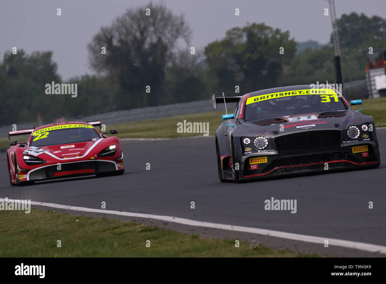 Seb Morris Racing Driver Norwich, UK. 19th May, 2019. JRM Racing Bentley Continental GT3 with ...