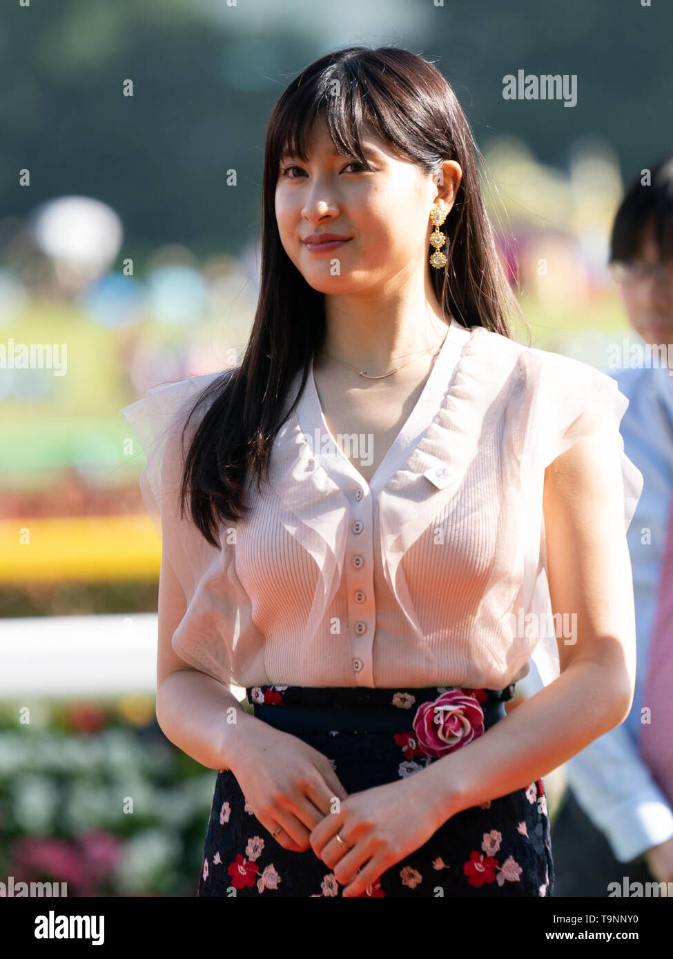 Japanese Actress Tao Tsuchiya Attends Winning Ceremony Of The 80th Japanese Oaks G1 2400m At