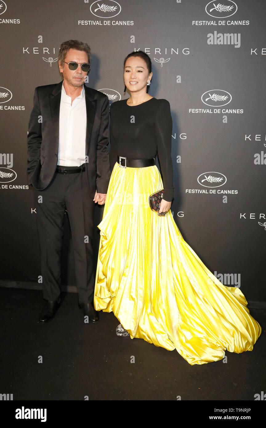 Jean Michel Jarre And Gong Li At The Kering And Cannes Film Festival 