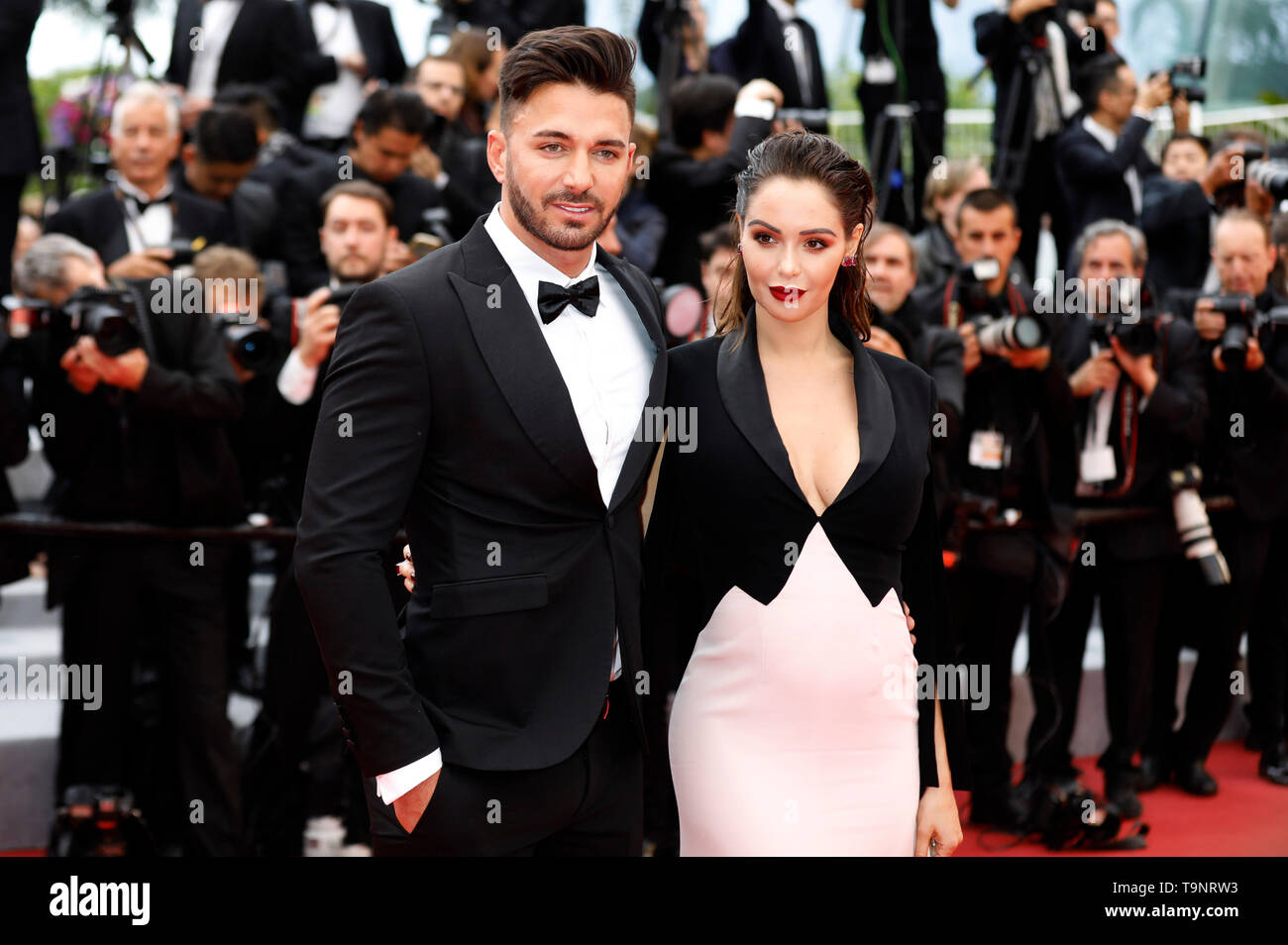Thomas Vergara and Nabilla Benattia attending the 'A Hidden Life