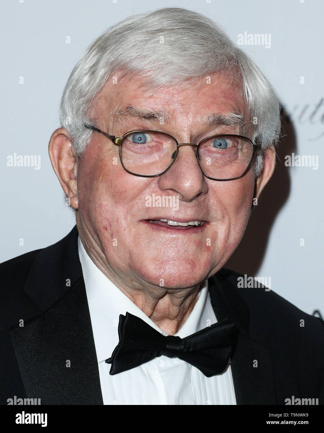 BEVERLY HILLS, LOS ANGELES, CA, USA - MAY 19: Phil Donahue arrives at the 2019 American Icon Awards held at the Beverly Wilshire Four Seasons Hotel on May 19, 2019 in Beverly Hills, Los Angeles, California, United States. (Photo by Xavier Collin/Image Press Agency) Stock Photo