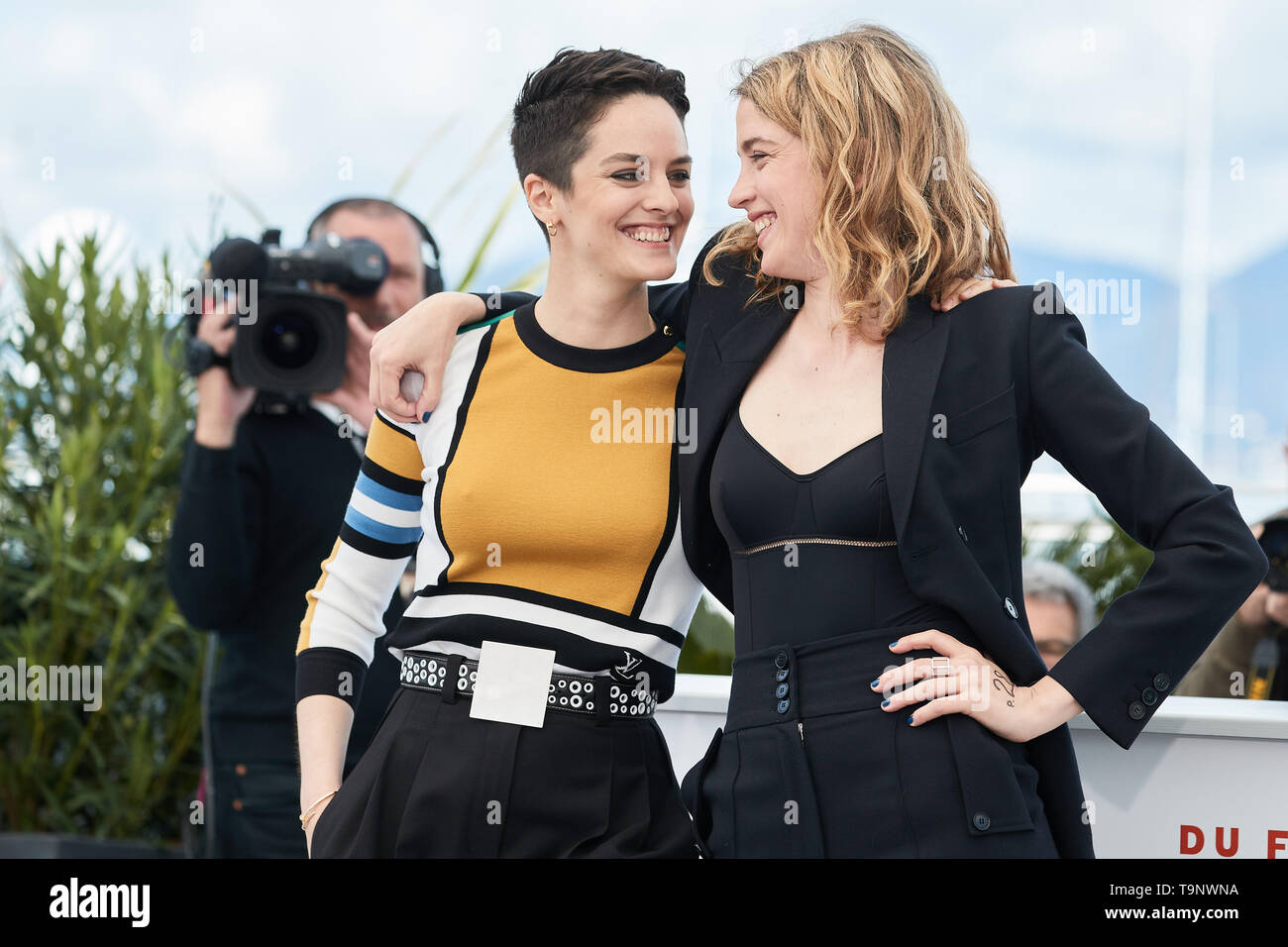 Cannes, France. 20th May, 2019. CANNES, FRANCE - MAY 19: Noemie Merlant and  Adele Haenel attend the photocall for "Portrait Of A Lady On Fire (Portrait  De La Jeune Fille En Feu)"