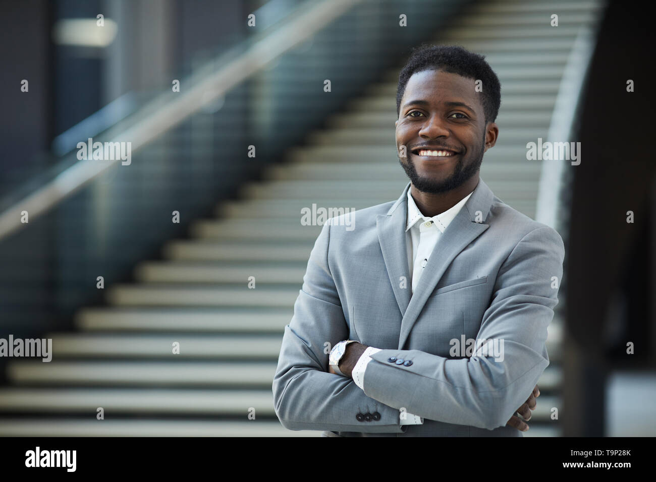 Successful black business executive Stock Photo