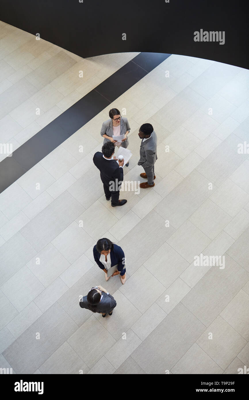 Business people lobby above view hi-res stock photography and images ...