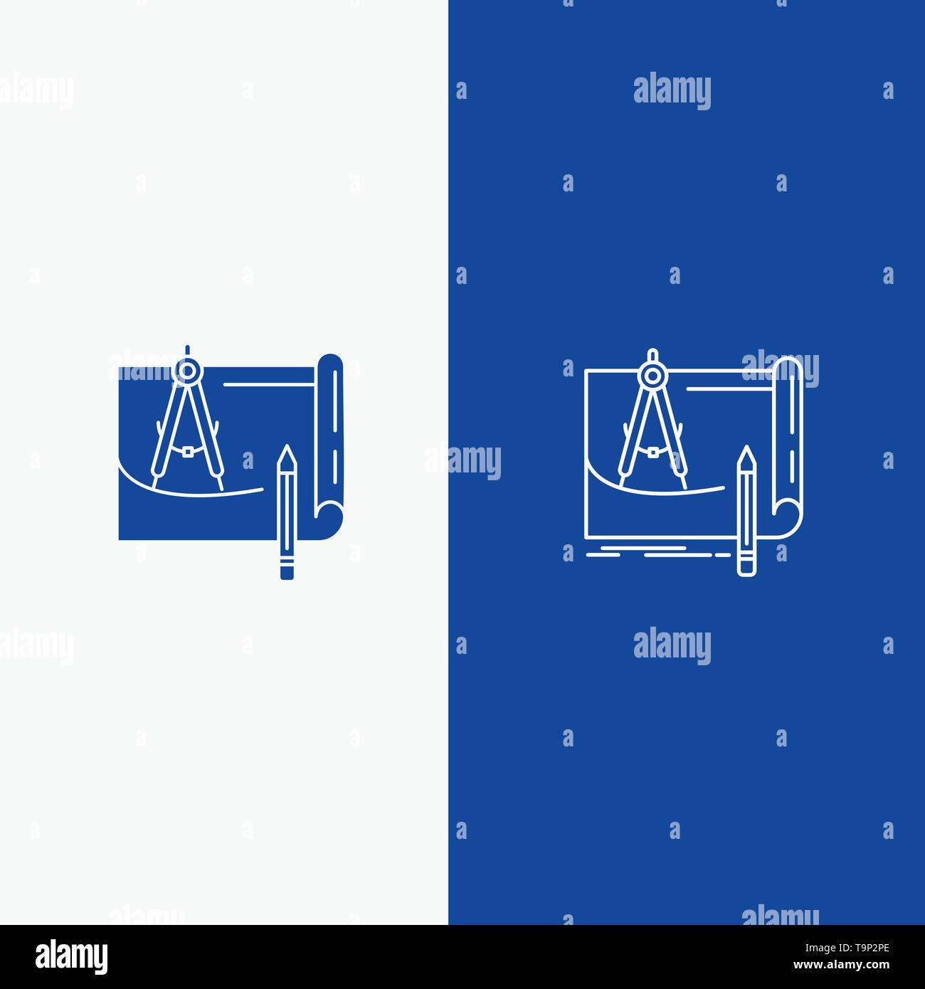 Blueprint Architecture Blueprint Construction Paper Plan Line
