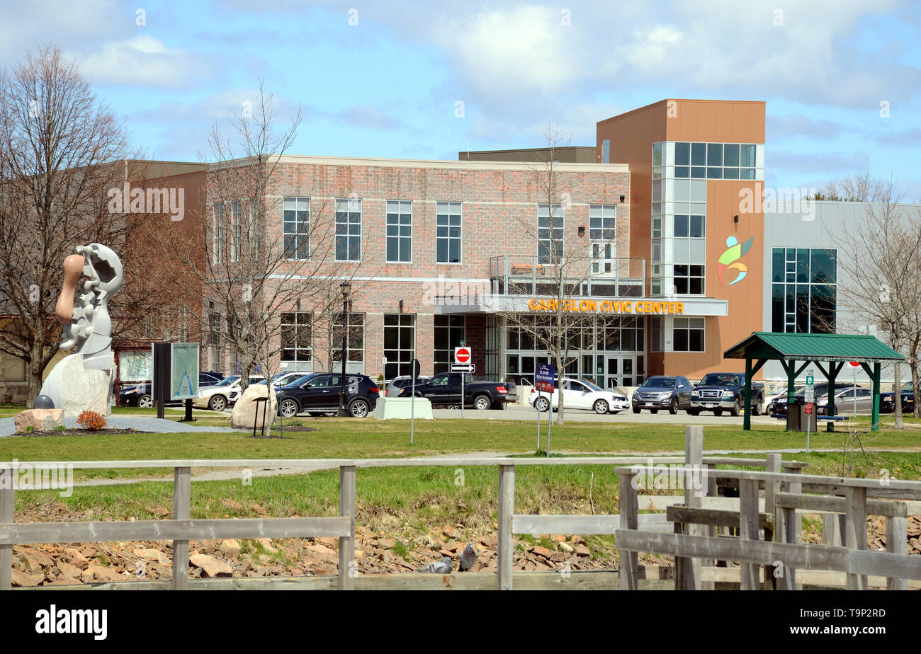 The Garcilon Civic Center, St Stephen, New Brunswick Stock Photo Alamy