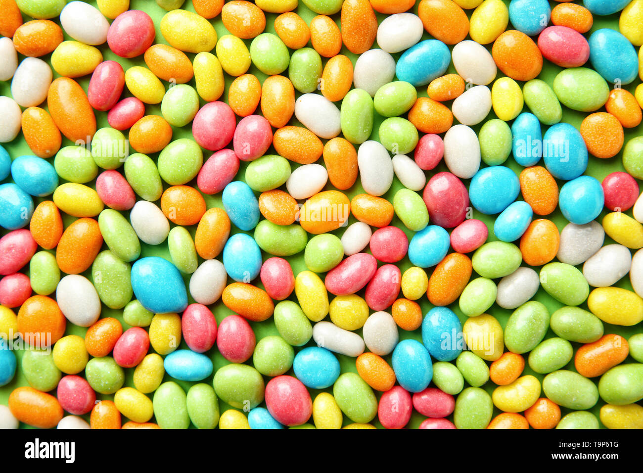 Different tasty dragee candies hi-res stock photography and images - Alamy