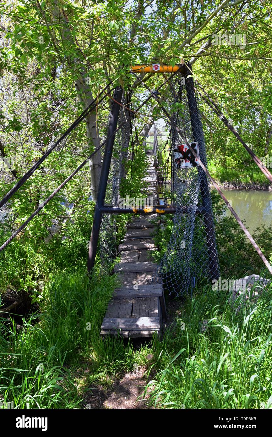 Jordan River Parkway Trail, Redwood Trailhead bordering the Legacy