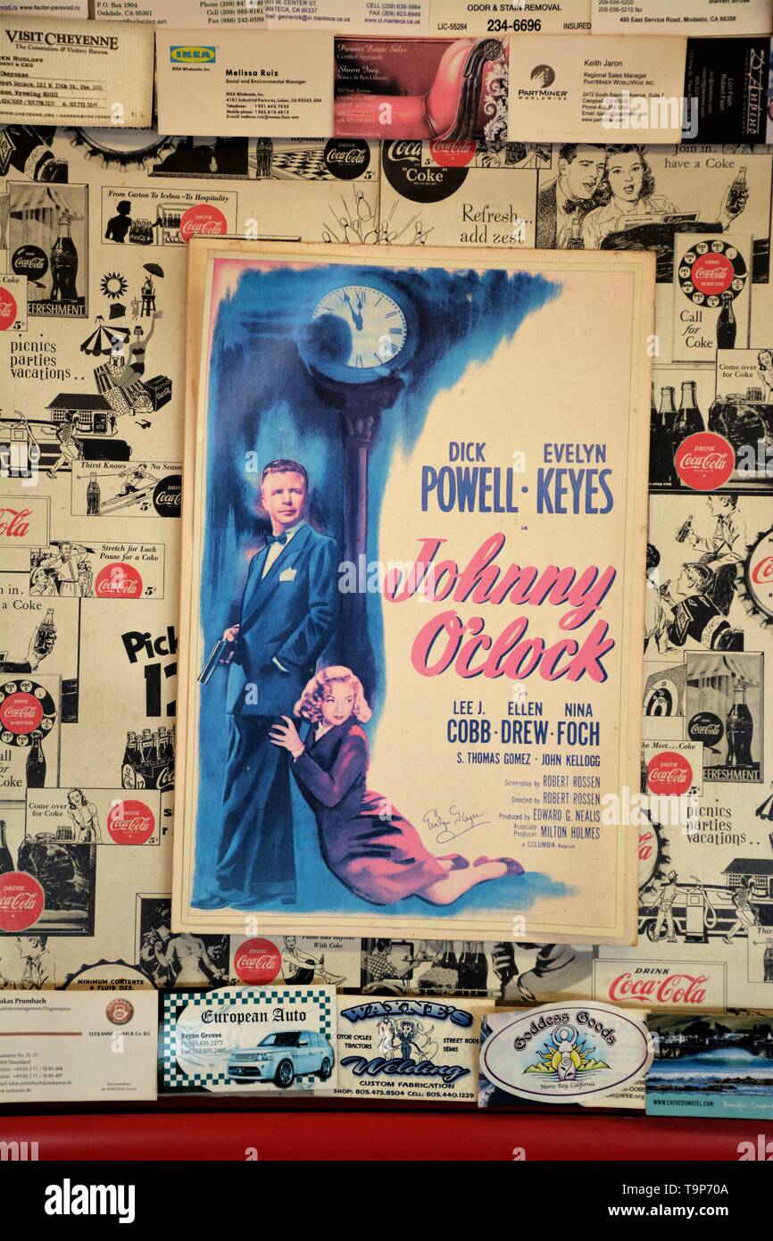 The 1947 movie Johnny O'Clock with Dick Powell, Evelyn Keyes and Lee J