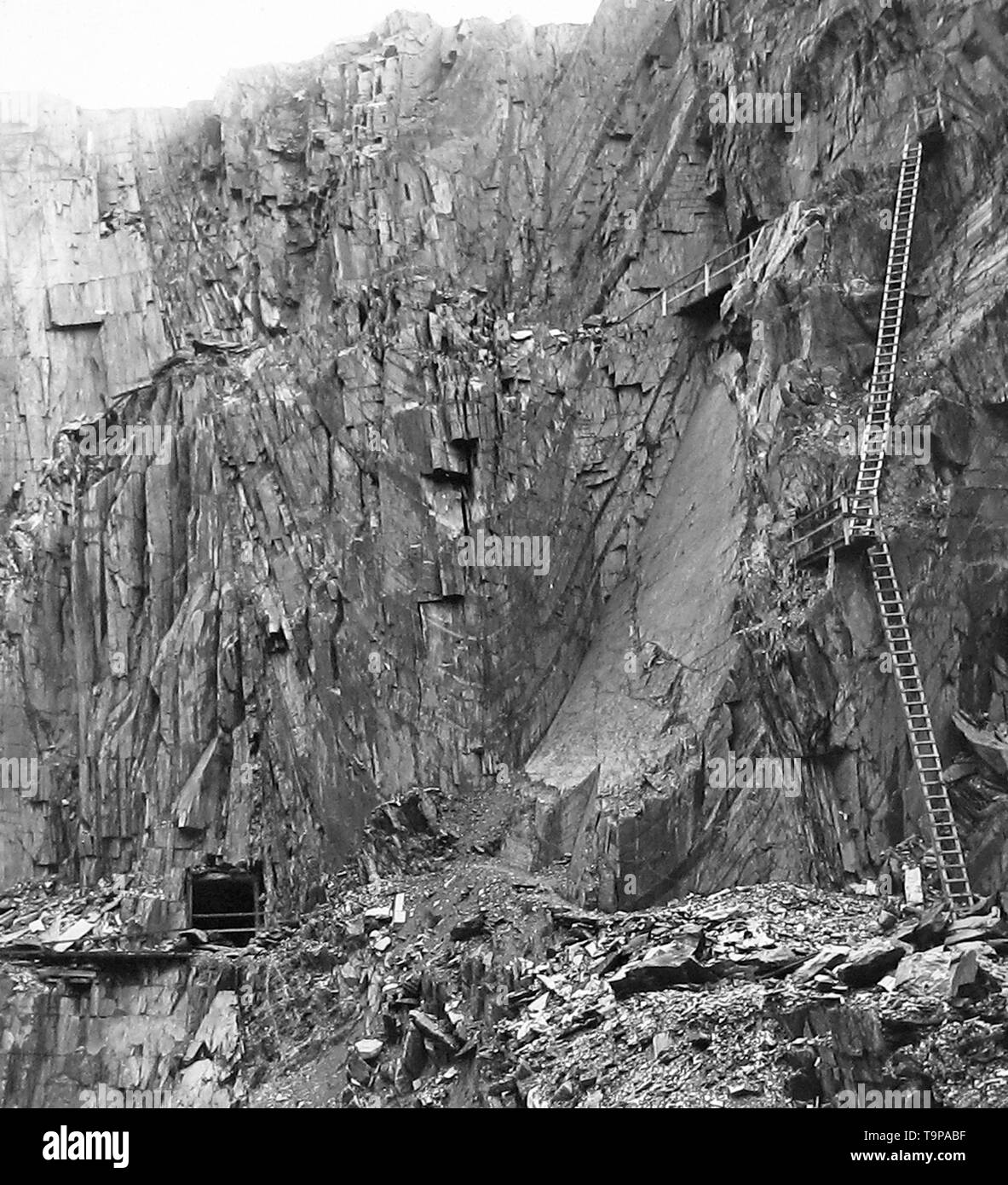 Bethesda Penryhn Slate Quarry, Wales Stock Photo Alamy