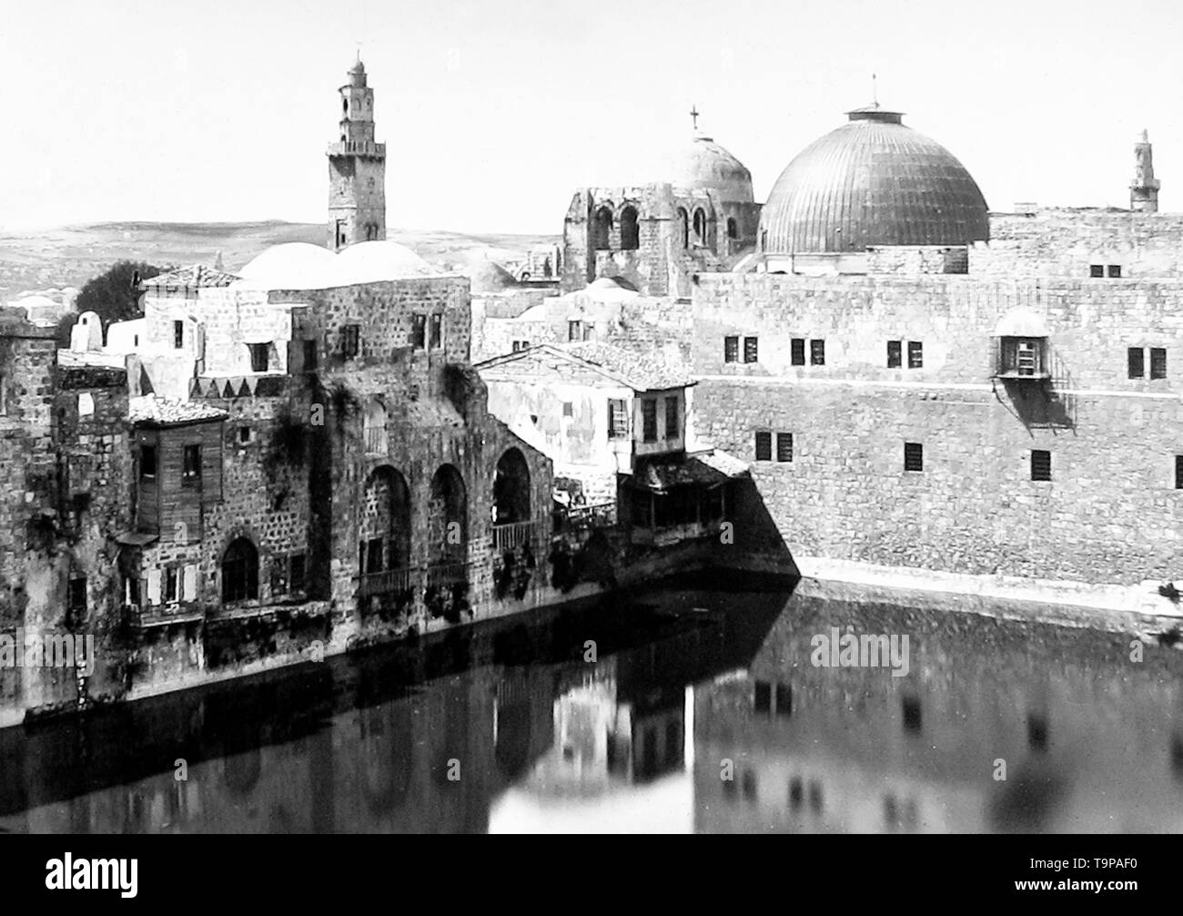 The Pool of Hezekiah, Jeruslaem Stock Photo