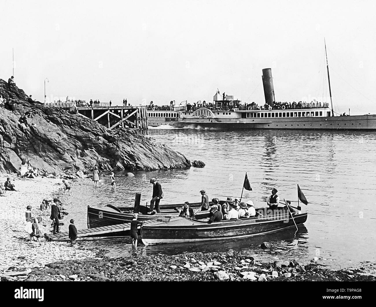 Clyde steamer Black and White Stock Photos & Images - Alamy