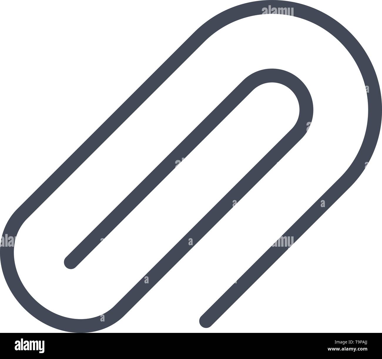 Clip Metal Paper Pin Flat Color Icon Vector Icon Banner