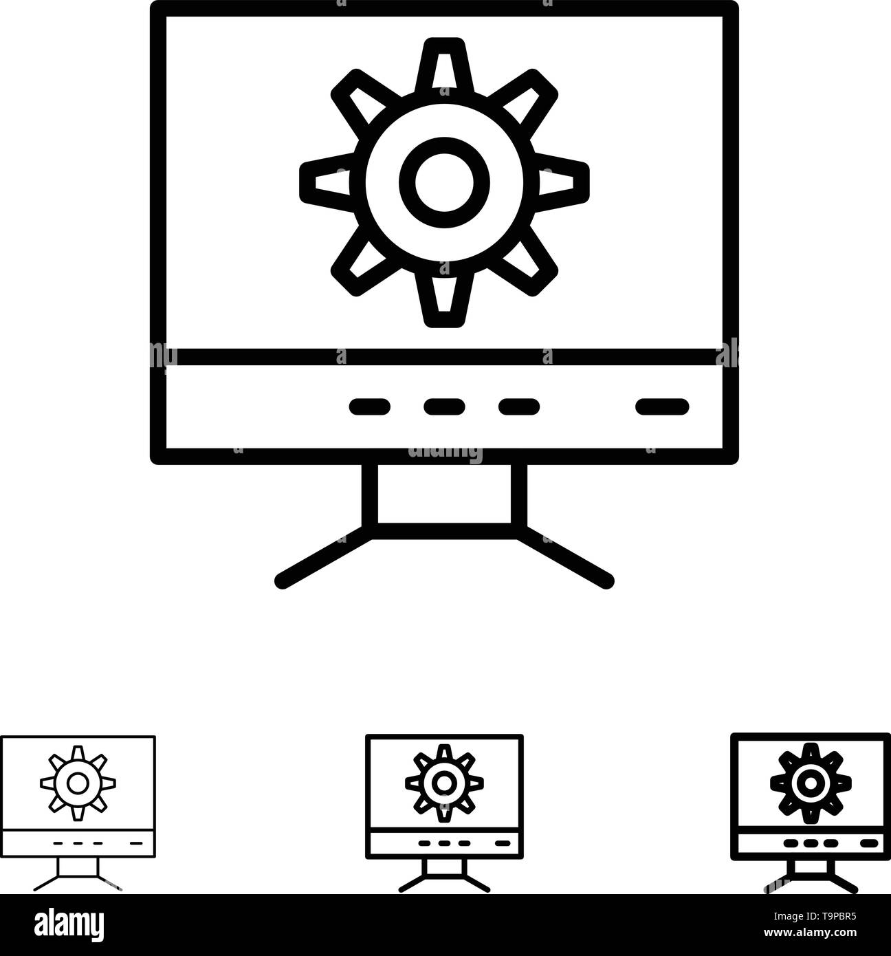 Bold social media button design Stock Vector Images - Alamy