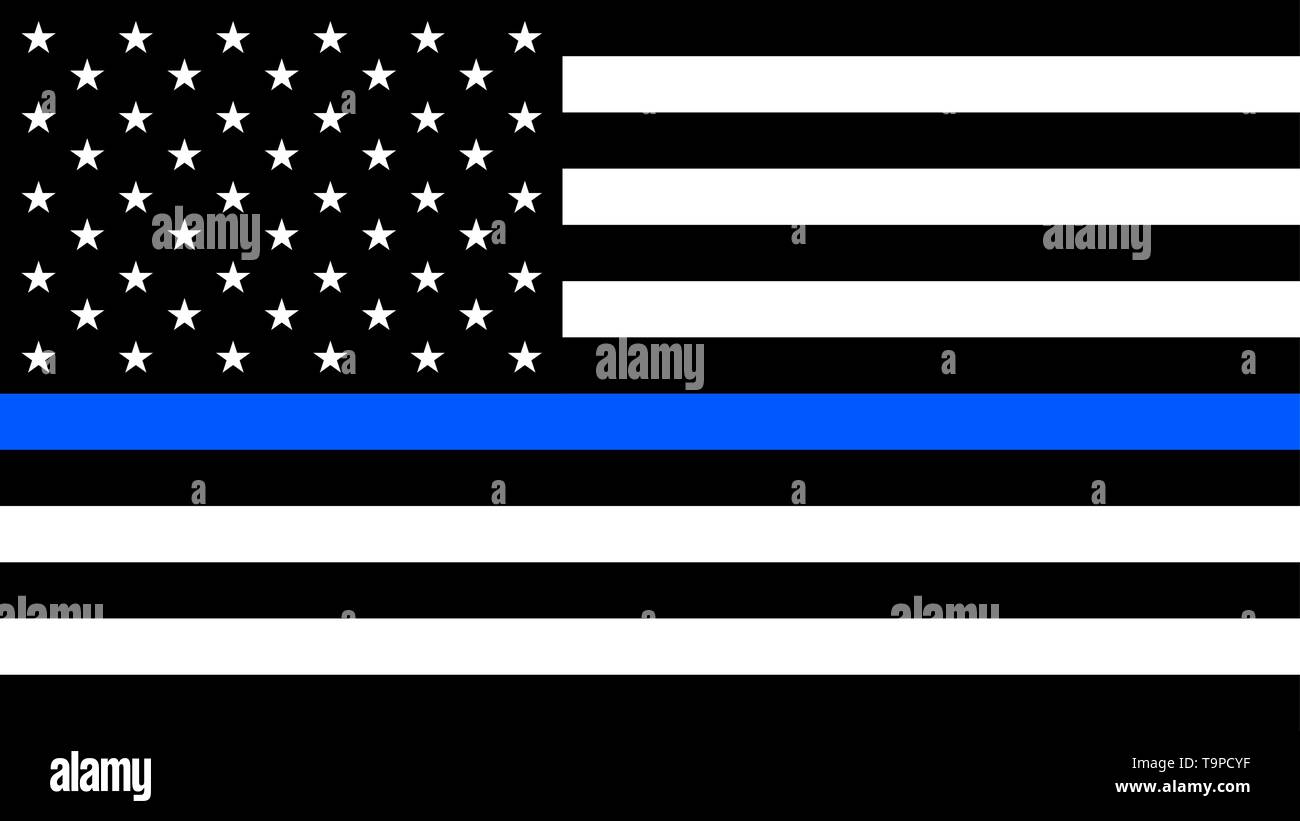Homissor Thin Blue Line Flags 3x5 Outdoor Made In USA - Embroidered - Foto 9