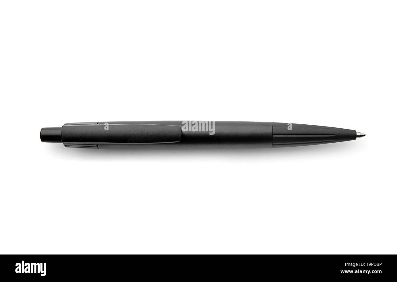 Stylish pen on white background Stock Photo - Alamy