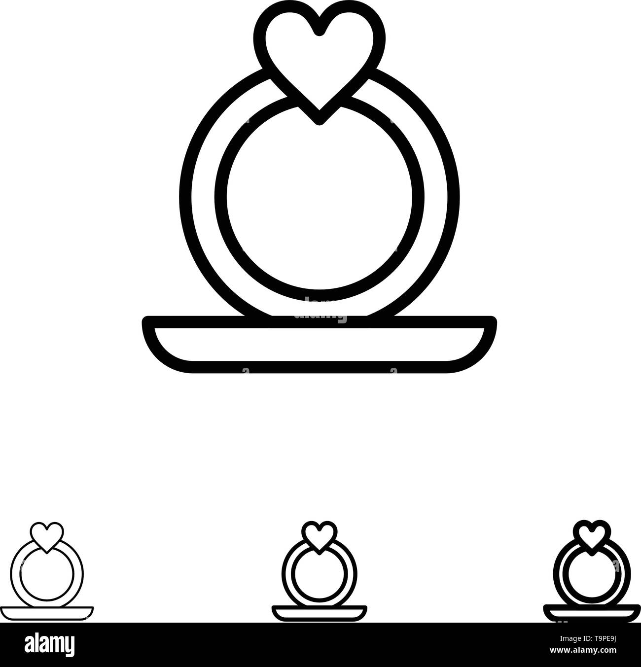 Thin rings Stock Vector Images - Alamy